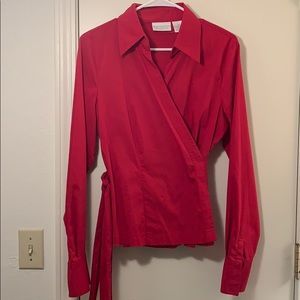 Tie Around Work Blouse